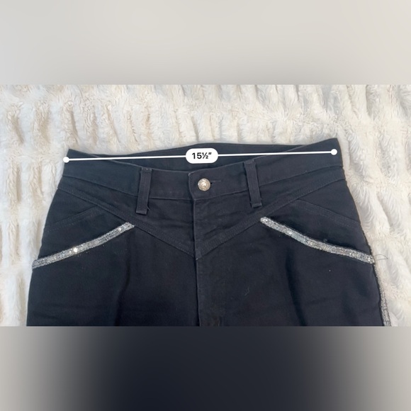 Vintage Rocky Mountain Black Sequence Jeans Size 13 - Picture 12 of 13